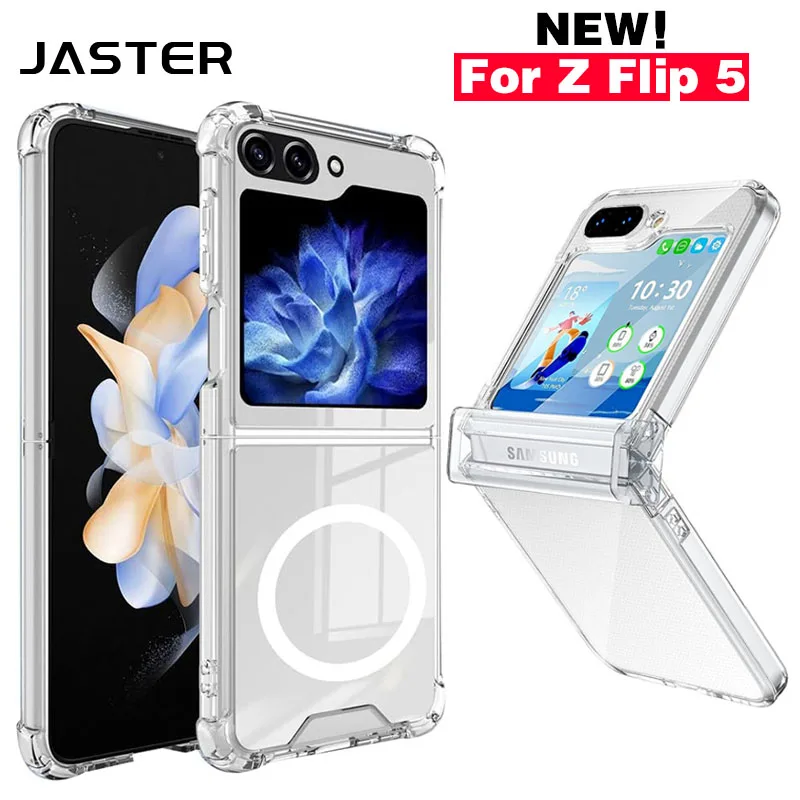 Flip 5 Case Clear Phone Case for Samsung Galaxy Z Flip 5 Z Flip 4 Z Flip 3 For Magsafe Magnetic Clear Hard PC Cover for Samsung Z Flip 5 4 3 Flip 5 Case Clear Phone Case for Samsung Galaxy Z Flip 5 Z Flip 4 Z Flip 3 For Magsafe Magnetic Clear Hard PC Cover for Samsung Z Flip 5 4 3