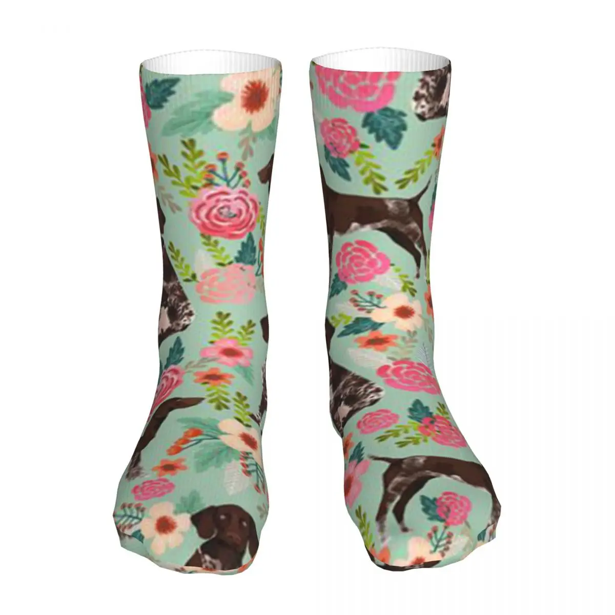 

Немецкие короткие и красивые цветочные носки унисекс, новинка, зимние носки, теплые толстые вязаные мягкие Повседневные носки