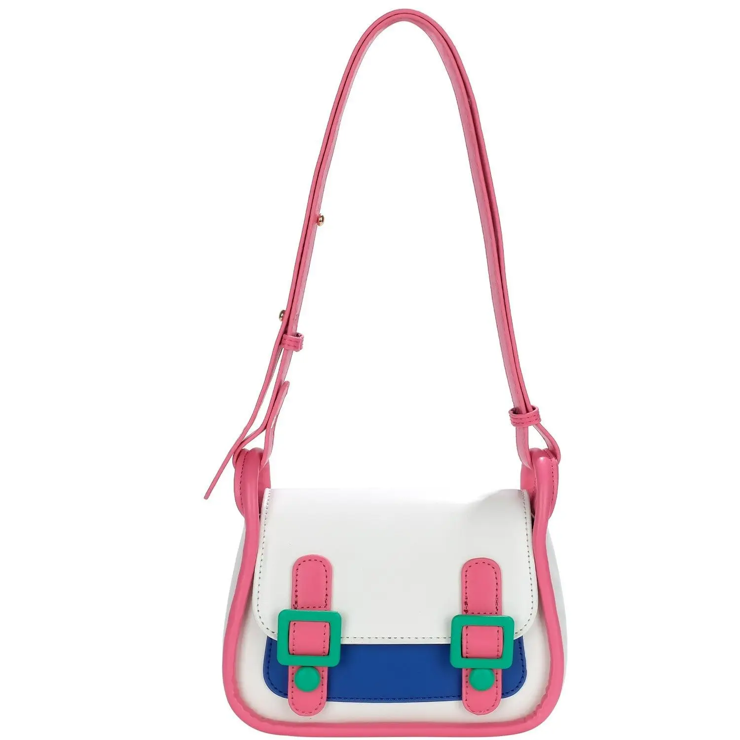 Women's Candy Contrast Postman Bag Design Sense of Minority Underarm Bag Bridge Single Shoulder Messenger Bag
