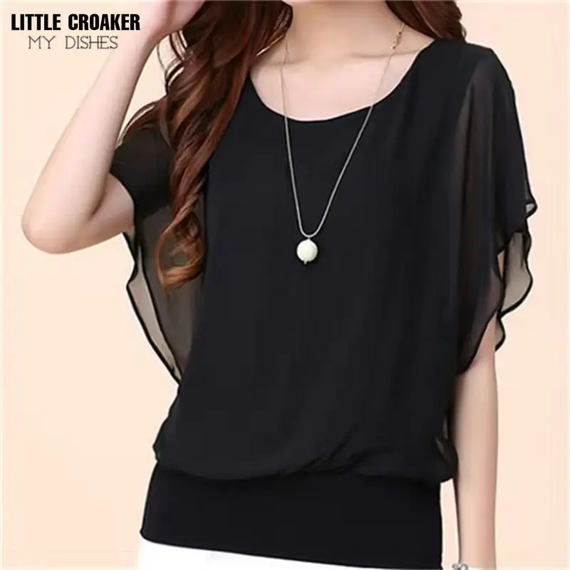 

Satin Shirt Women New Summer Thin Fashion Temperament Design V Neck Light Green Chiffon Blouses Office Ladies Formal Work Tops