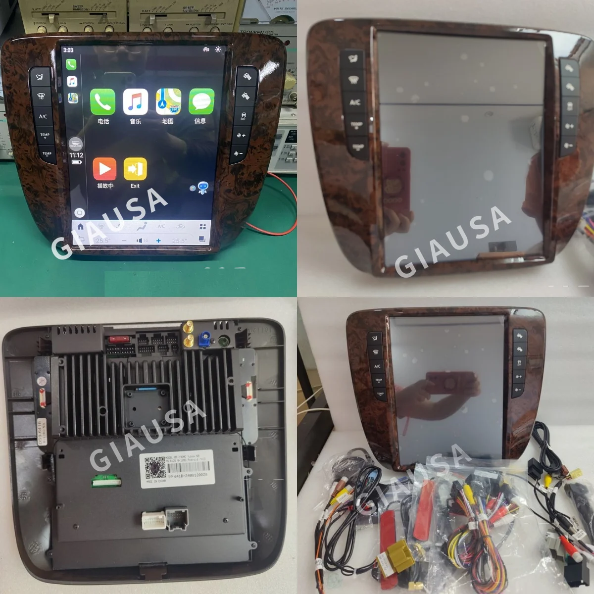 Автомобильный радиоприемник Carplay для GMC Yukon Chevy Suburban Tahoe 2007-2013 Android13 Мультимедийный