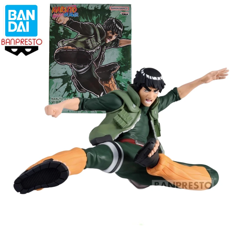Оригинал в наличии Bandai BANPRESTO Vibration Stars VS NARUTO Might Guy Аниме Фигурка Игрушка Подарочная