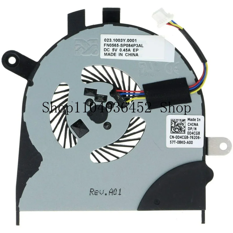 3NWRX 03NWRX 460.05P01.0011 Для процессора Dell ВЕНТИЛЯТОР INSPIRON 15-7568 15-7558 P55F