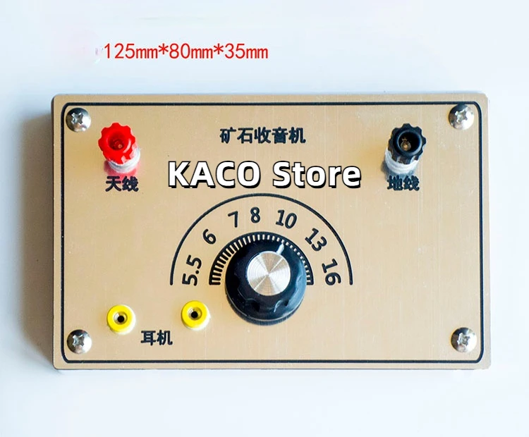 

DIY kit of ore radio is easy to assemble by hand without welding and opening