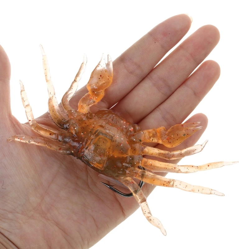 Bionic-Crab силиконовая мягкая приманка искусственная реалистичная рыболовная 8/10 см