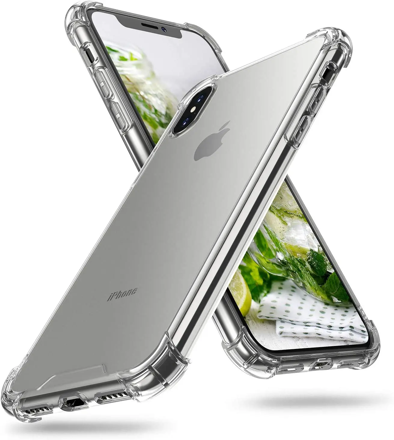 

ORIbox Case Compatible with iPhone X/XS Case, with 4 Corners Shockproof Protection