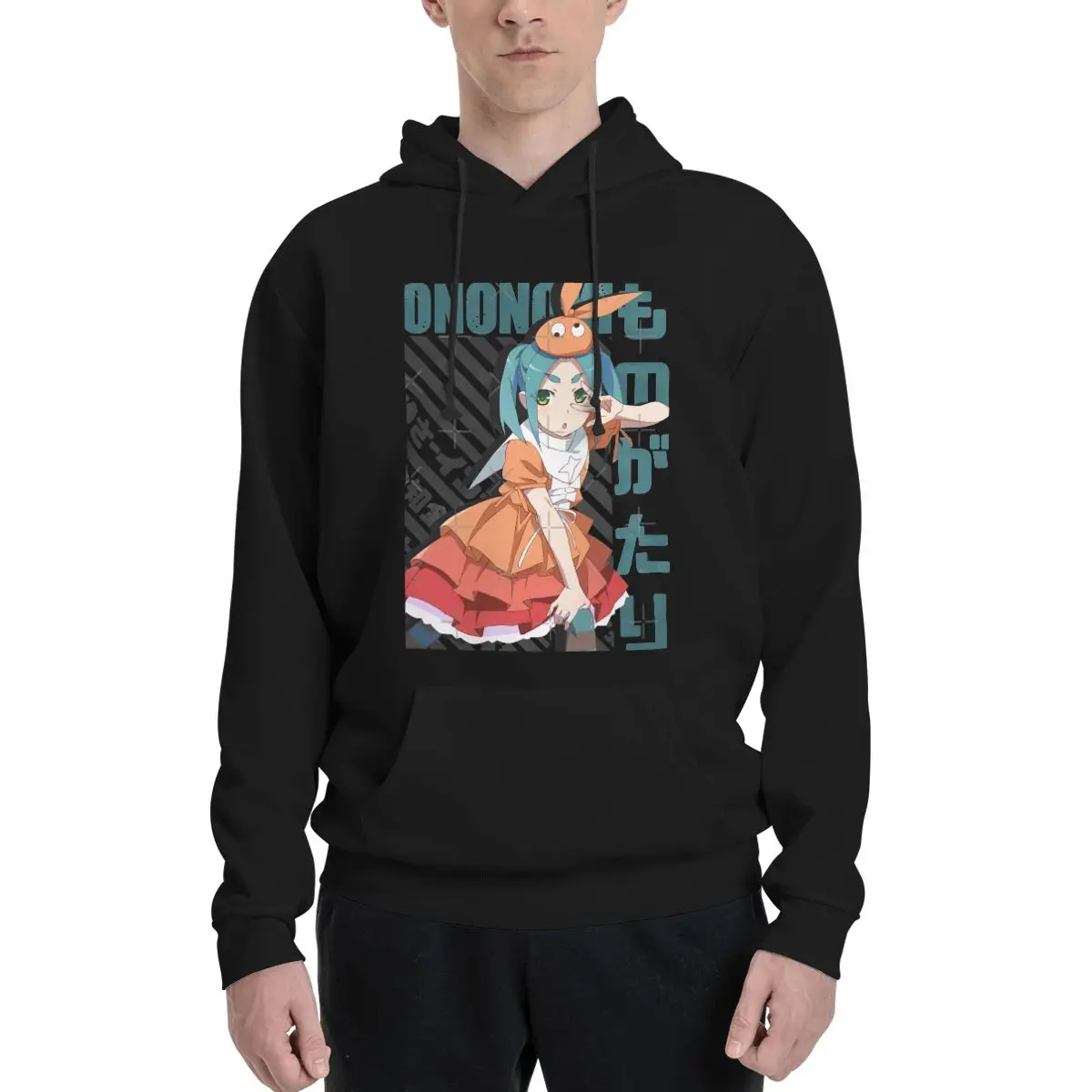 Monogatari - Yotsugi Ononoki толстовки с капюшоном в стиле аниме толстовка большого размера