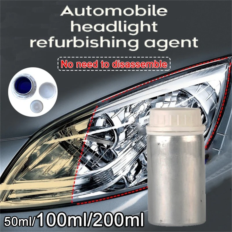 50/100/200 мл Универсальный жидкий инструмент для ремонта автомобильных фар |