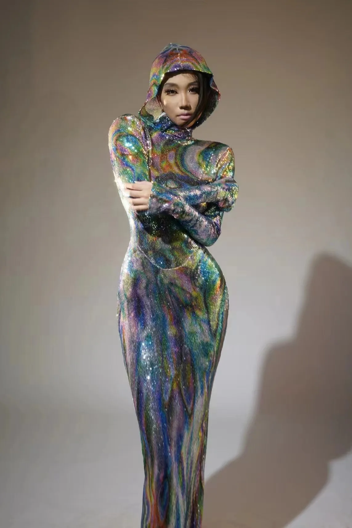 Художественный стиль пятнистый цвет персонализированный модный костюм для