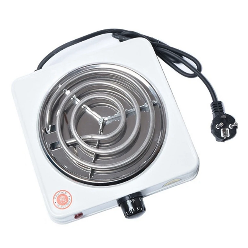 

Hotplate,600W Hotplate Stainless,5 Power Levels Mobile Stove for Travel and Camping,Overheating Protection EU Plug
