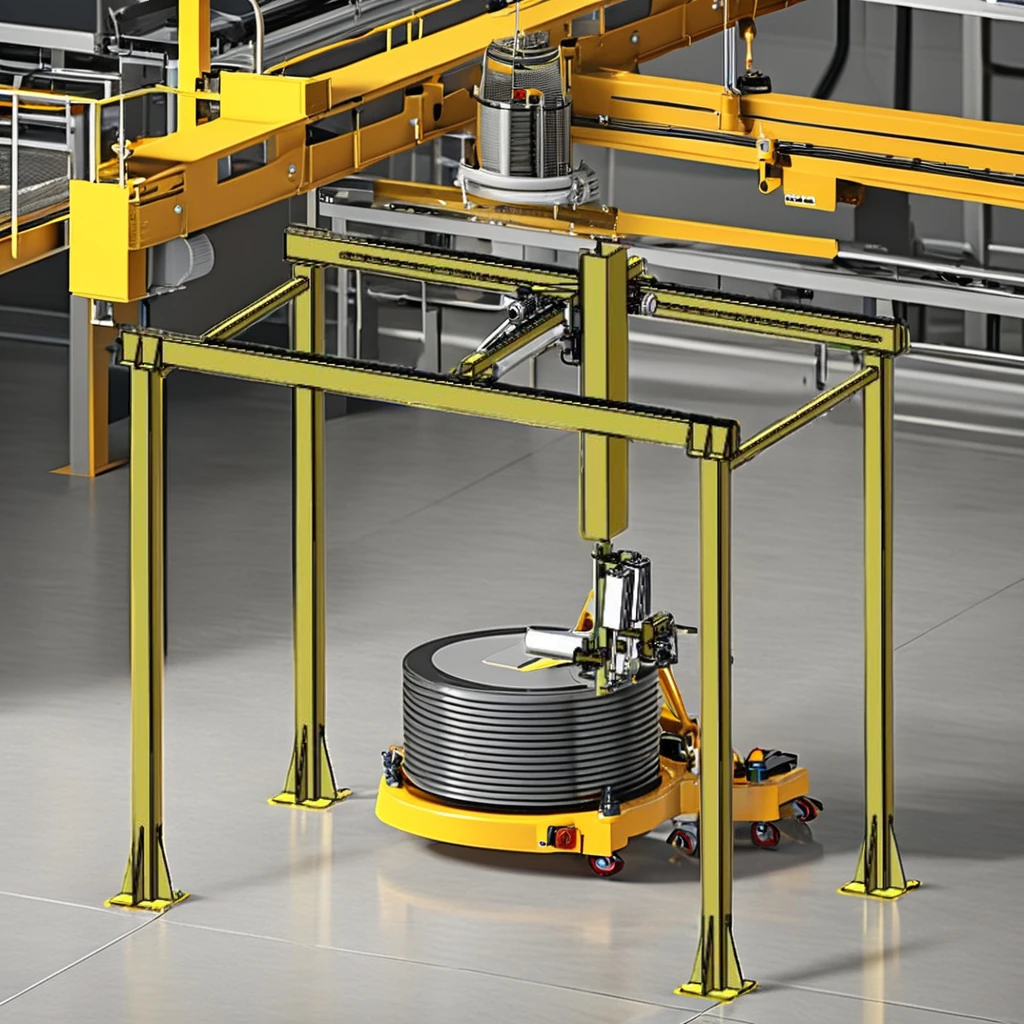 Новый мостовой кран портальный рельсовый подъемник картонная коробка и