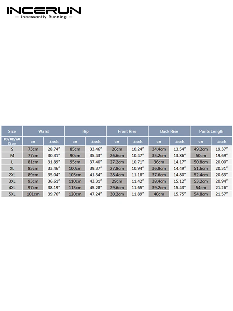 INCERUN 2022 American Style Men Comfotable Homewear Shorts Fashion Solid Male All-match Simple Elastic Slim Hollow Shorts S-5XL