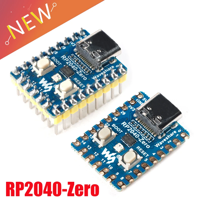 

RP2040-Zero, недорогая, высокопроизводительная Pico-подобная MCU плата на основе микроконтроллера Raspberry Pi RP2040