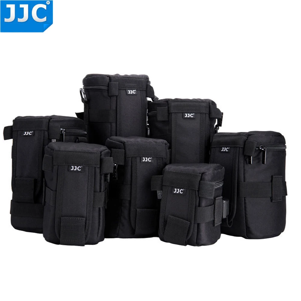 JJC Camera Lens Case Holder Storage Pouch Waterproof Bag for Sony A5000 a6000 Canon  Nikon Protector Bag for Camera Accessories