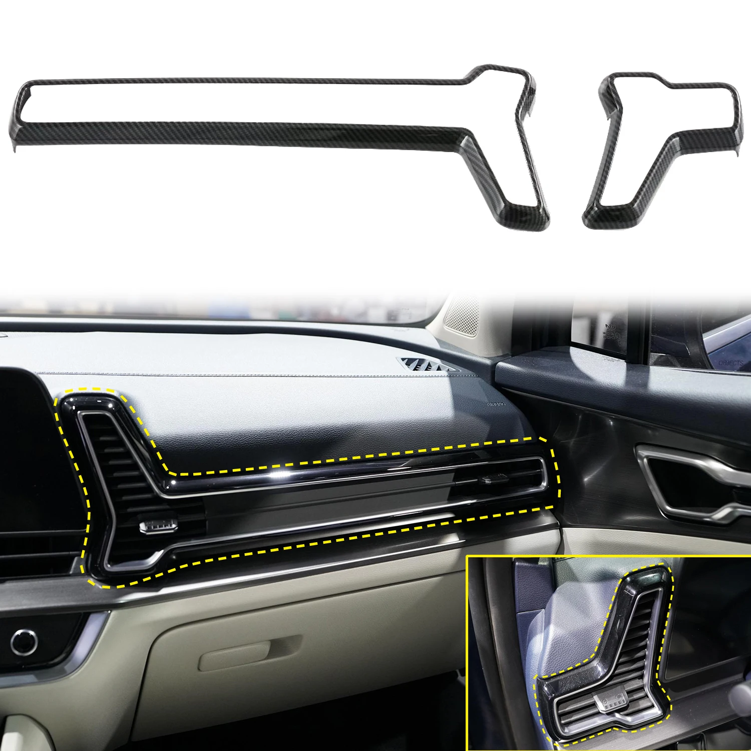 

2 шт., внутренние аксессуары для Volkswagen VW Golf 7/7, 5 MK7 MK7 2014-2019 GTI