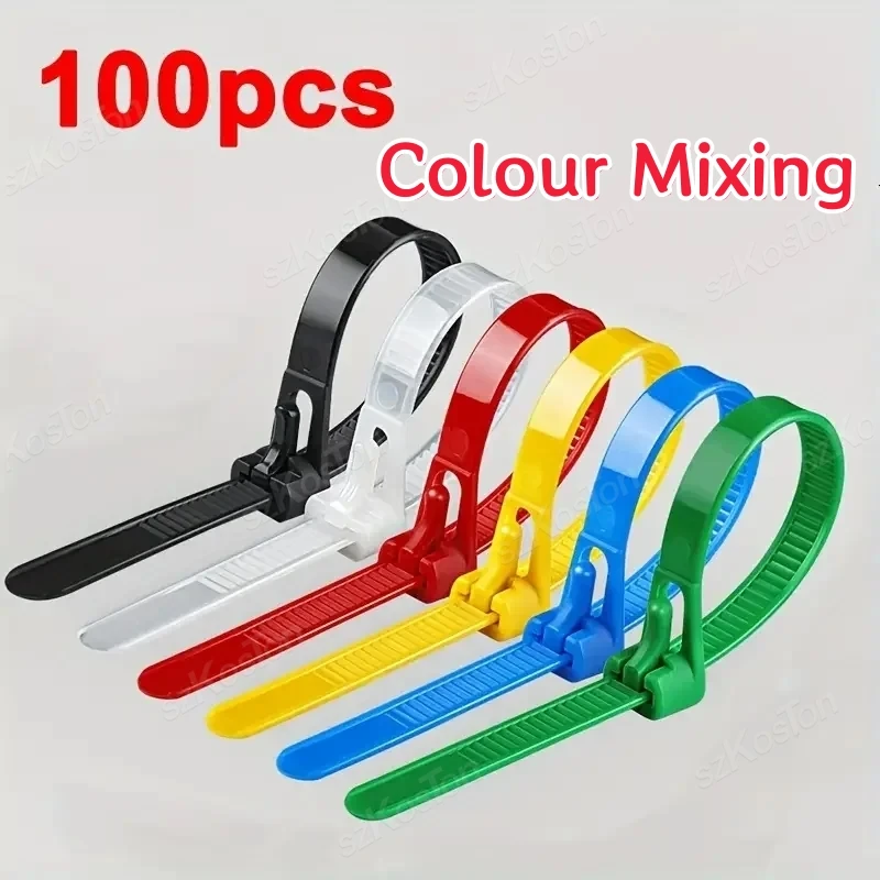 

Регулируемые нейлоновые стяжки-хомуты SZKOSTON