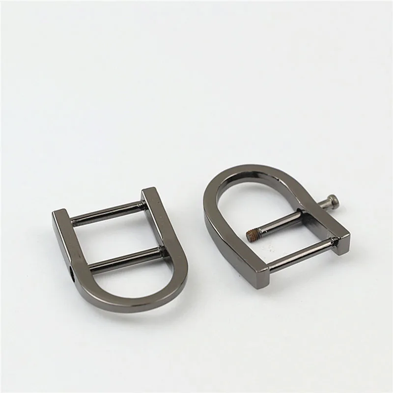 20pcs ID18mm Detachable Screw Tri-Glide Buckles D Ring Adjust Hook DIY Bags Strap Adjustment Buckle Webbing Belt Clasp