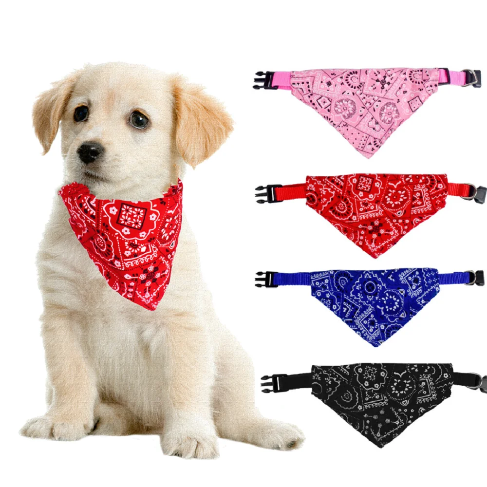 

Pet Supplies Pet Drool Towel Printed Pet Dog Collar Cat Triangle Towel Collar Pet Triangle Towel Pet Accessories