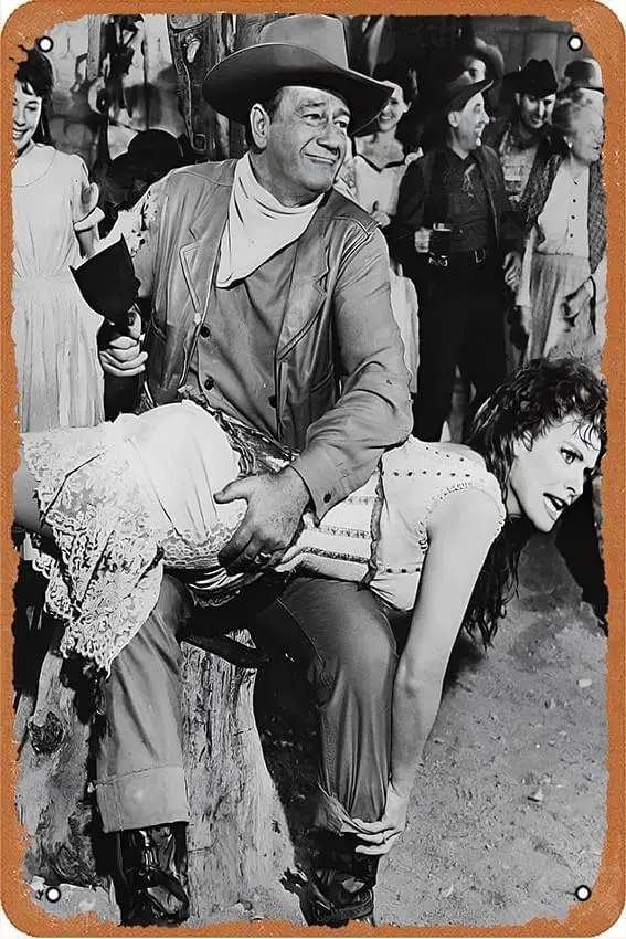 McLintock! Оловянная металлическая винтажная вывеска Настенный декор забавное