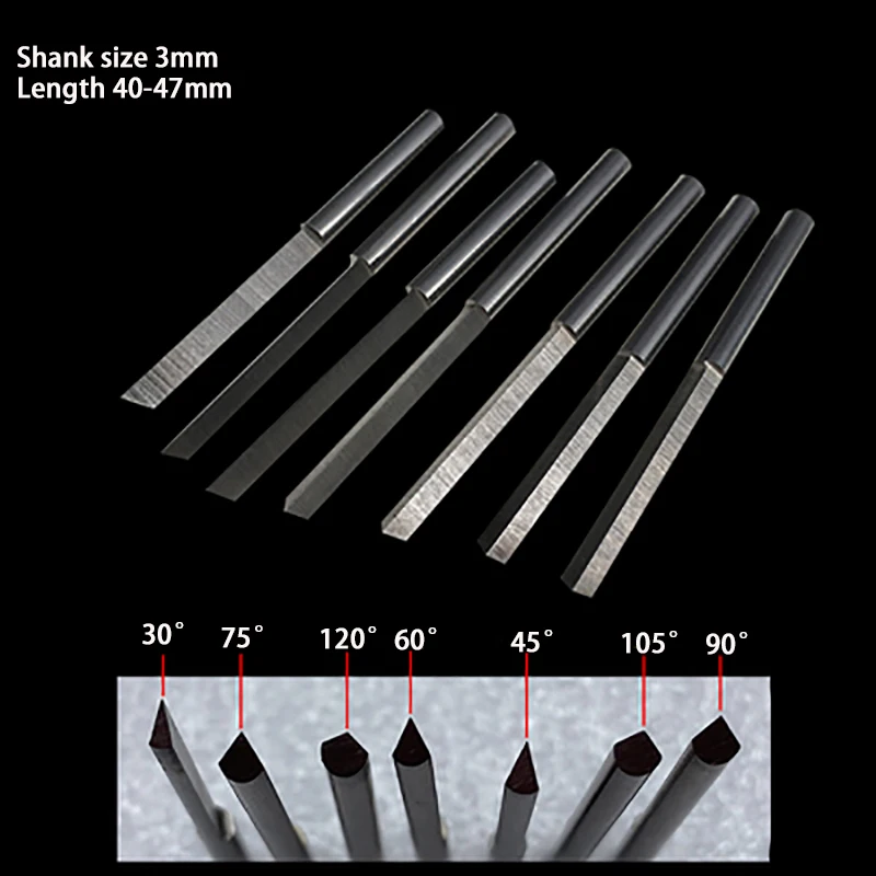 

Tungsten Steel Jewelry Engraving Knives Triangle Graver Metal Engraving Blades Jewellery Tools Pneumatic Carving