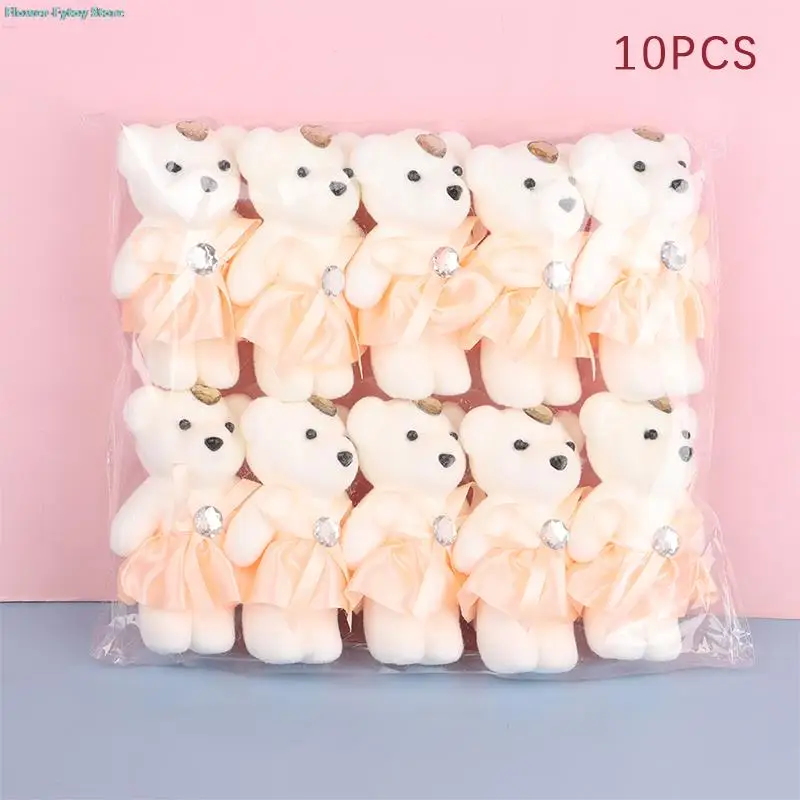 

Букет мягких игрушек медведей 10 шт.