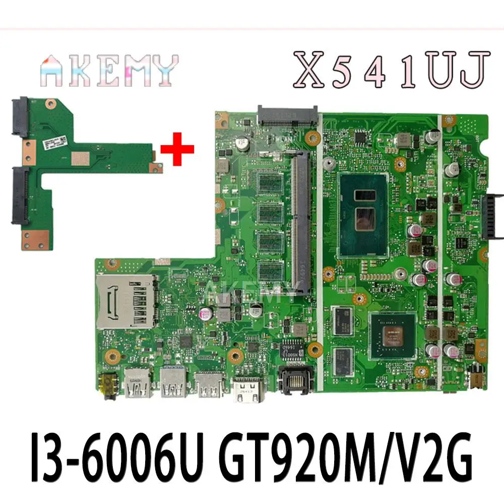 

Материнская плата X541UVK X541UJ, материнская плата GT920M/V2G для Asus X541UVK X541UV X541U F541U, материнская плата ноутбука 100% протестирована