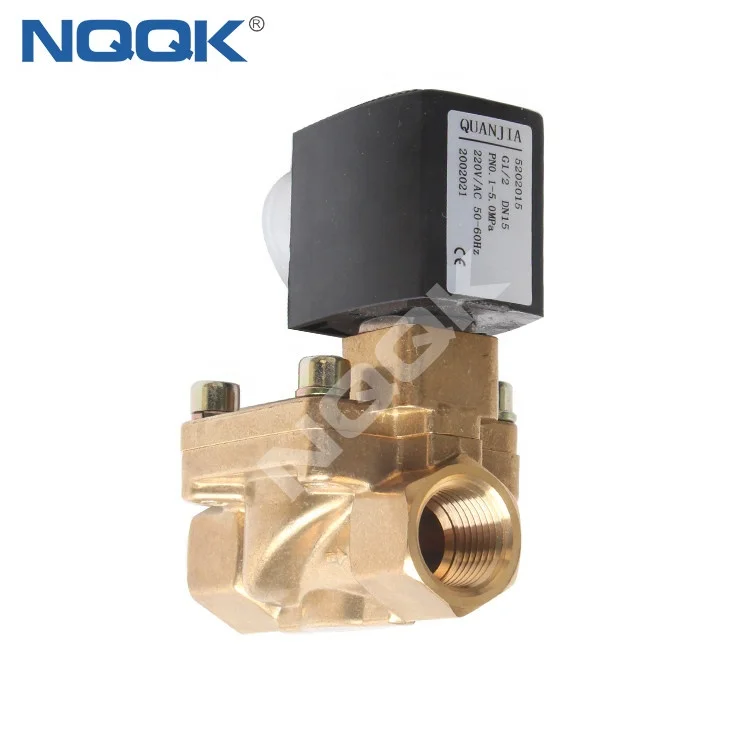 AC220V AC110V DC24V quanjia bottle blowing machine parts high pressure solenoid valve 5202015