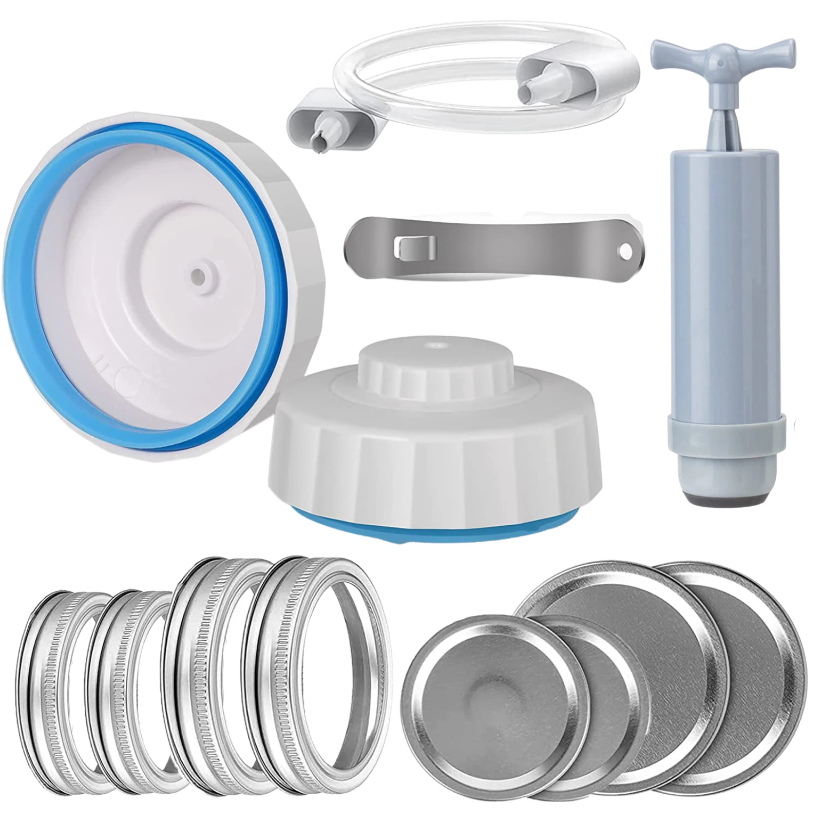 

Vacuum Jar Sealer Vacuum Sealer For Jars Jar Sealer And Accessory Hose Compatible With Vacuum Sealer Kit For Wide-Mouth &