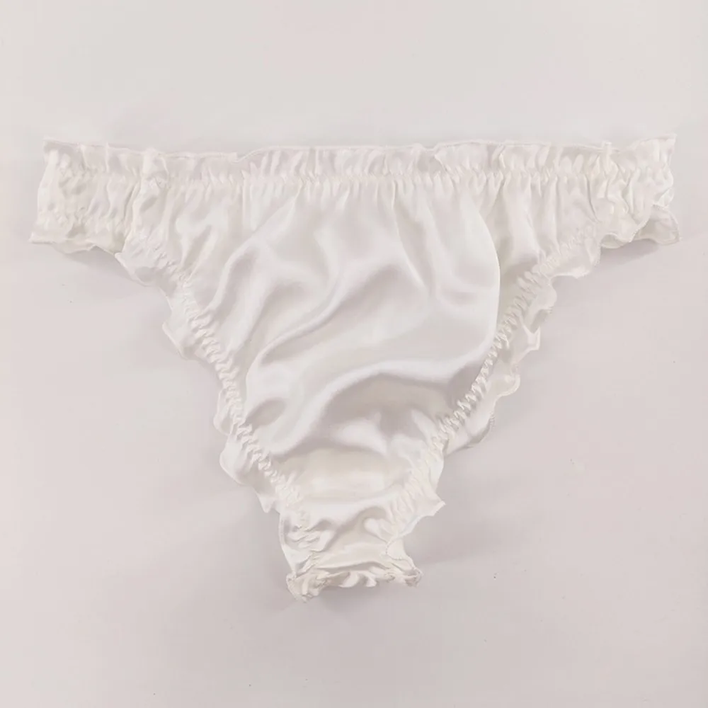 

Трусики женские атласные из 100% чистого шелка, батальных размеров