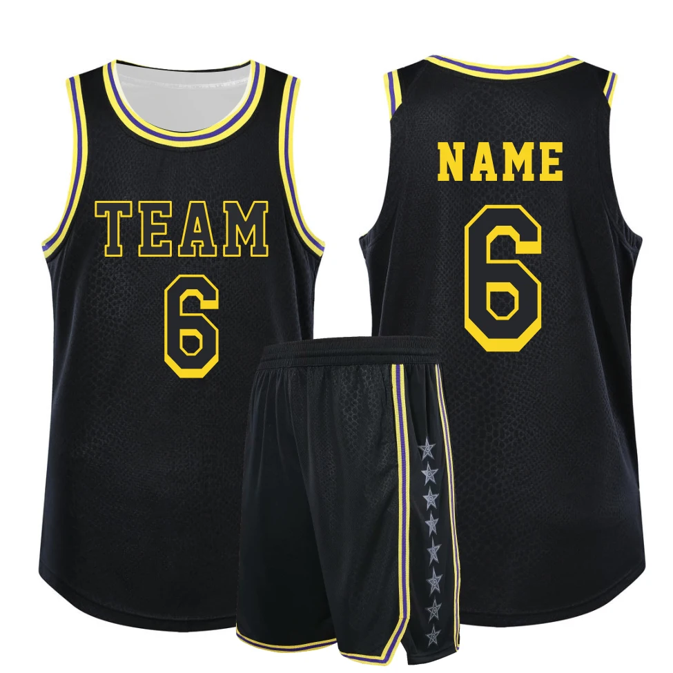 Custom Basketball Uniforms Basketball Jerseys Men's Basketball Jerseys Letter Printed Basketball Clothes Men Sleeveless