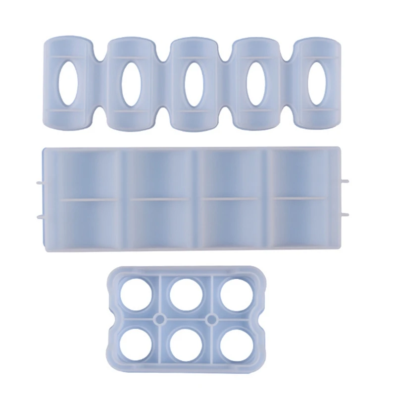 

Q81D Crystal Epoxy Resin Mold Beverage Rack/Eggs/Wine Bottle Storage Rack Casting Silicone Mould DIY Crafts Tool