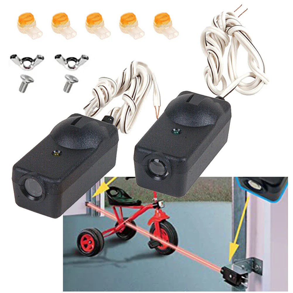 

Universal 41A5034 Safety Beam Sensor Photocells For Liftmaster Chamberlain Sears Garage Sliding Door Gate Opener