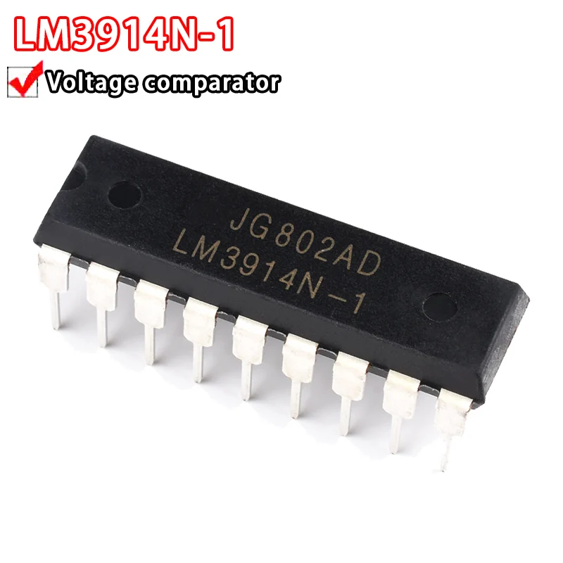 5PCS LM389N LM3914N-1 LM3915N-1 LM3916N-1 DIP-18