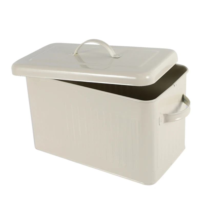 Металлическая коробка для хранения 8 л органайзер риса кухни ванной офиса