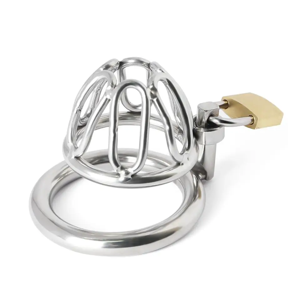 Новое мини-клетка для пениса из нержавеющей стали мужское устройство верности с