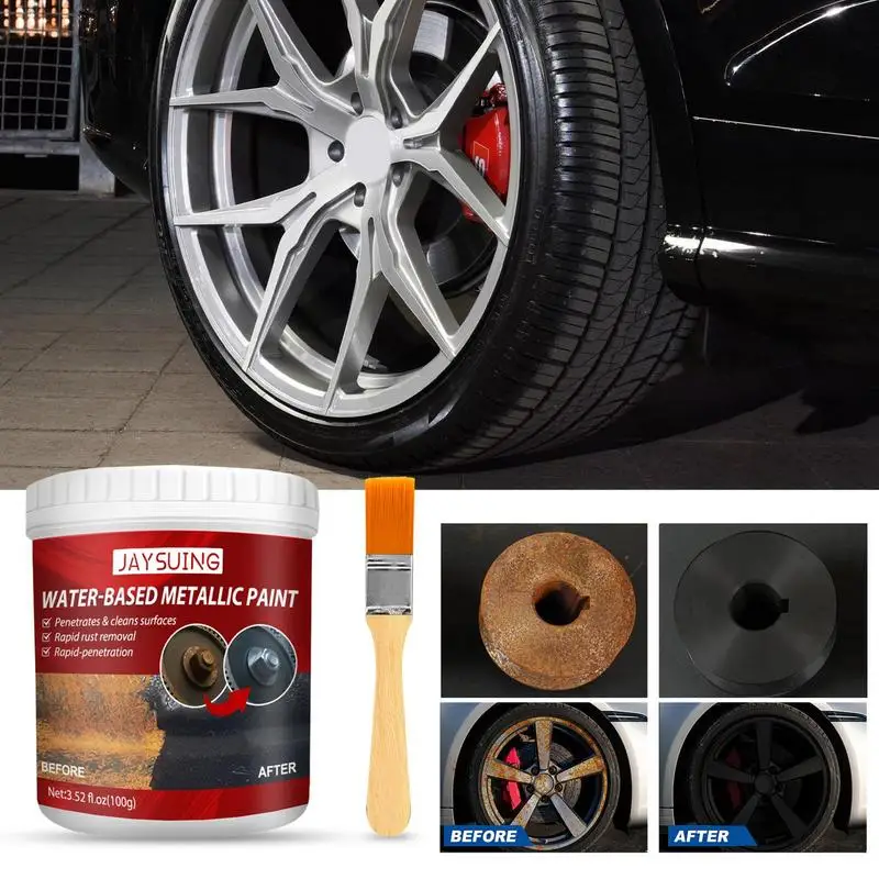 

100g Rust Converter Water-Based For Car Anti-Rust Chassis Primer Iron Metal Surface Clean Repair Protect Rust Remover Deruster