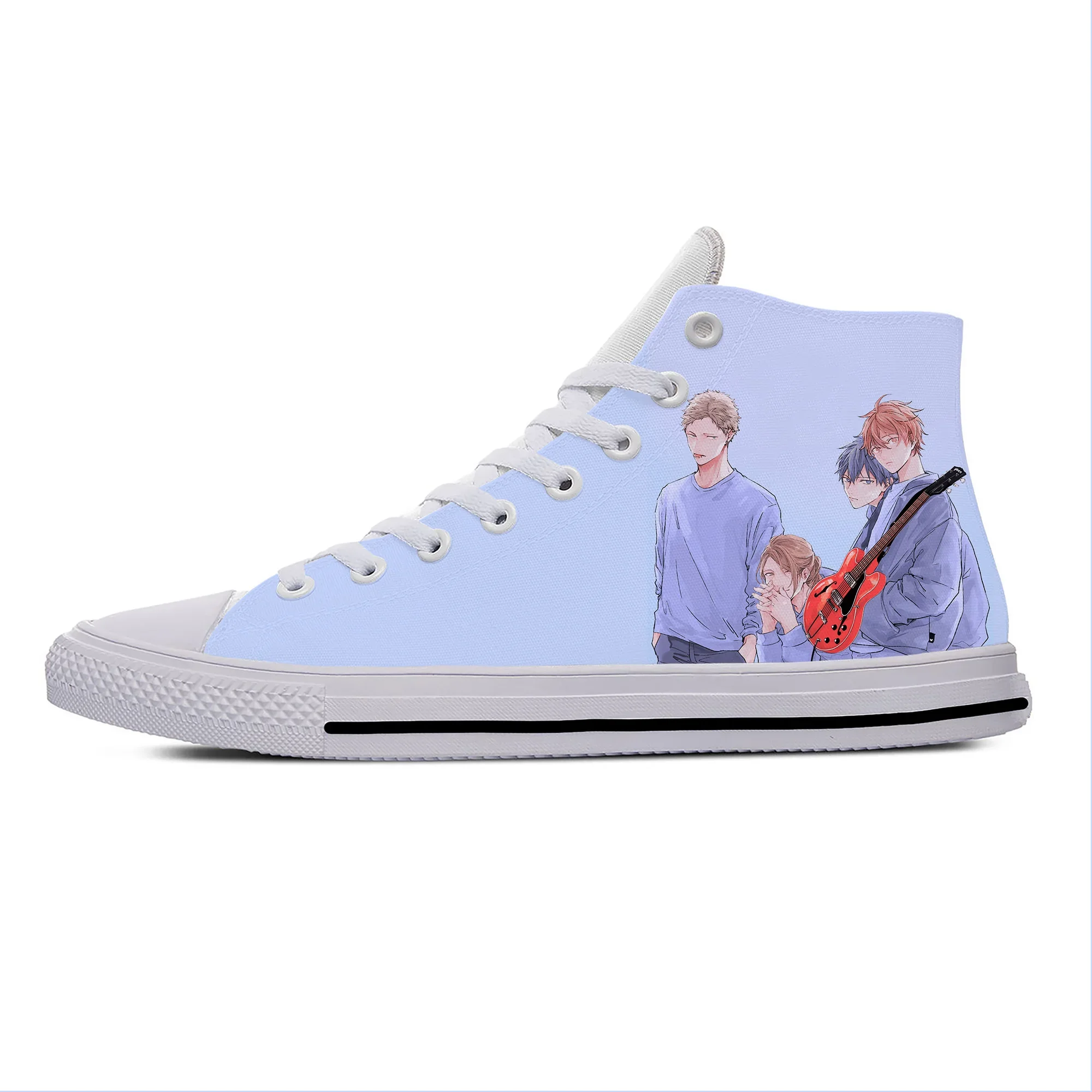 Повседневные тканевые кроссовки Yaoi Bl с высоким верхом легкие дышащие сникерсы