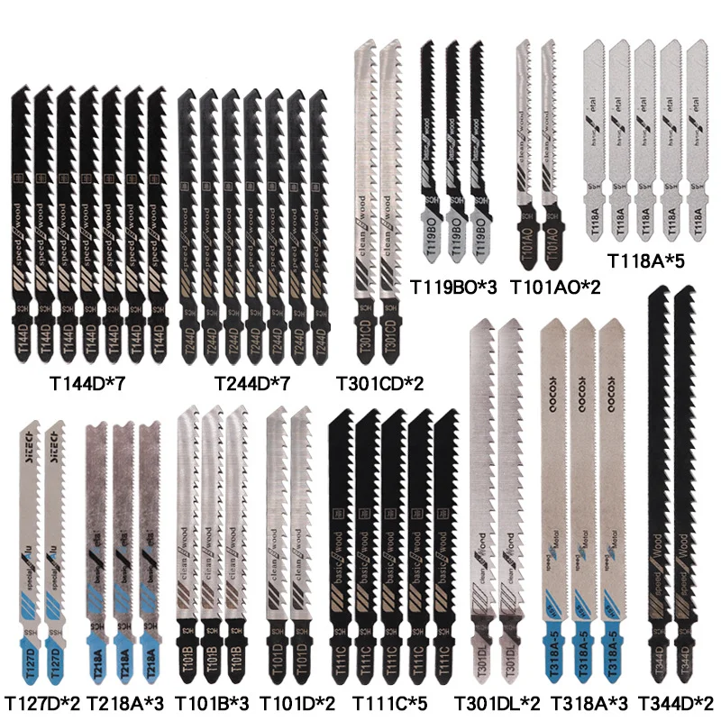 

Лезвия для лобзика, Прямая резка, Т-образный хвостовик, лобзик, лезвия для металлической, стальной, деревянной пилы, разнообразные инструмен...