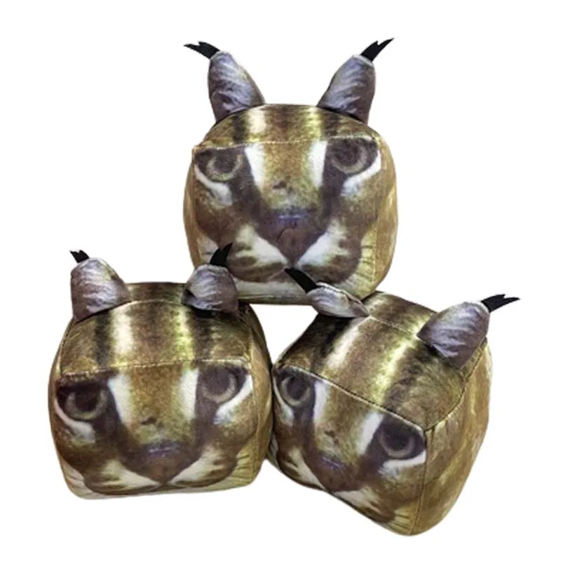 

2022 Cute Huge Square Cat Plush Raise A Floppa Games Cat Stuffed Animals Kawaii Plushie Big Cat Doll Kids Soft Peluche Toys Gift