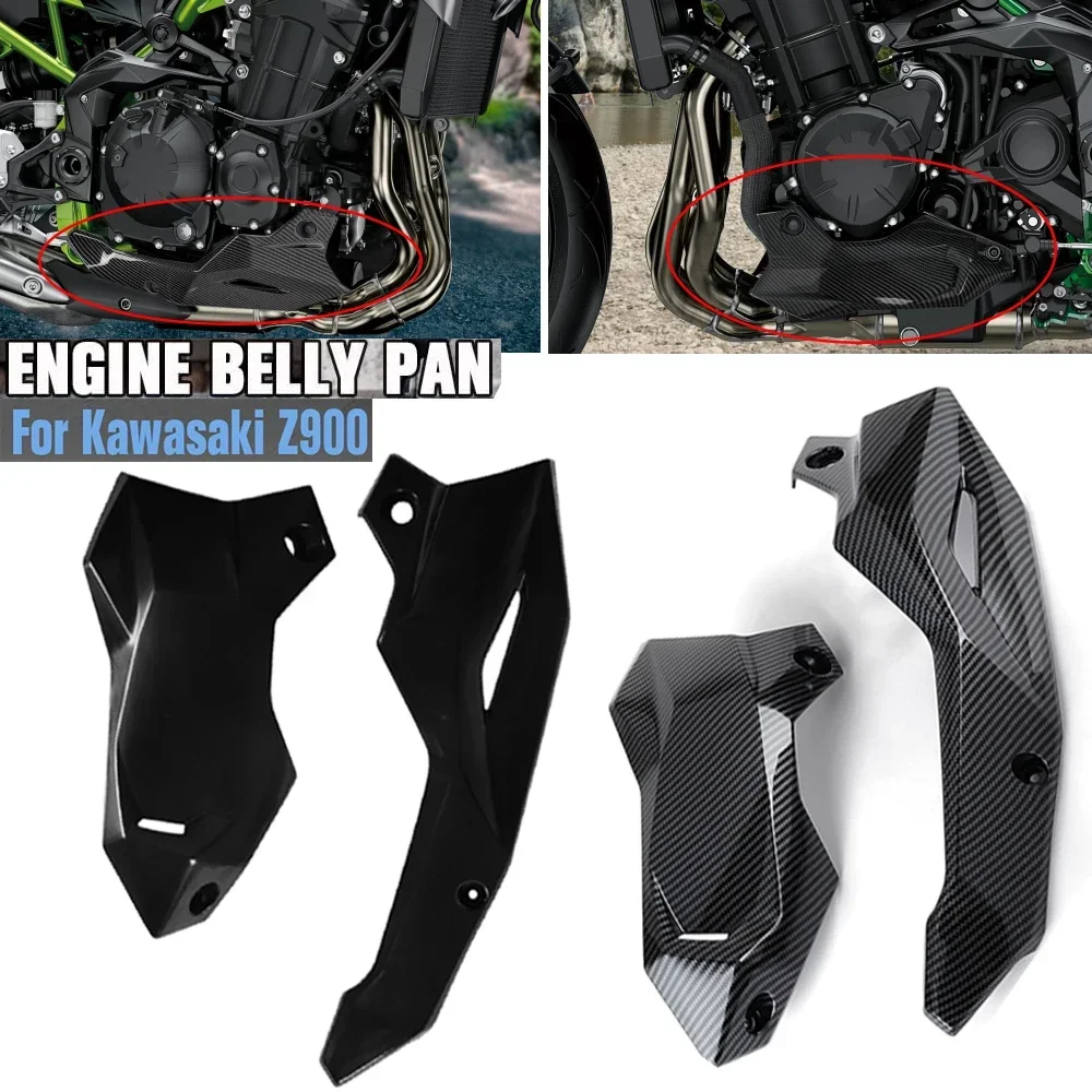 Спойлер для Kawasaki Z900 2020 2021 2022 2023 Z 2024 Bellypan нижний обтекатель защитная крышка