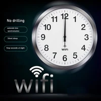 20 inch smart wifi automatic time synchronization network clock silent wall clock simpl wall clocks mechanism wanduhren datejust