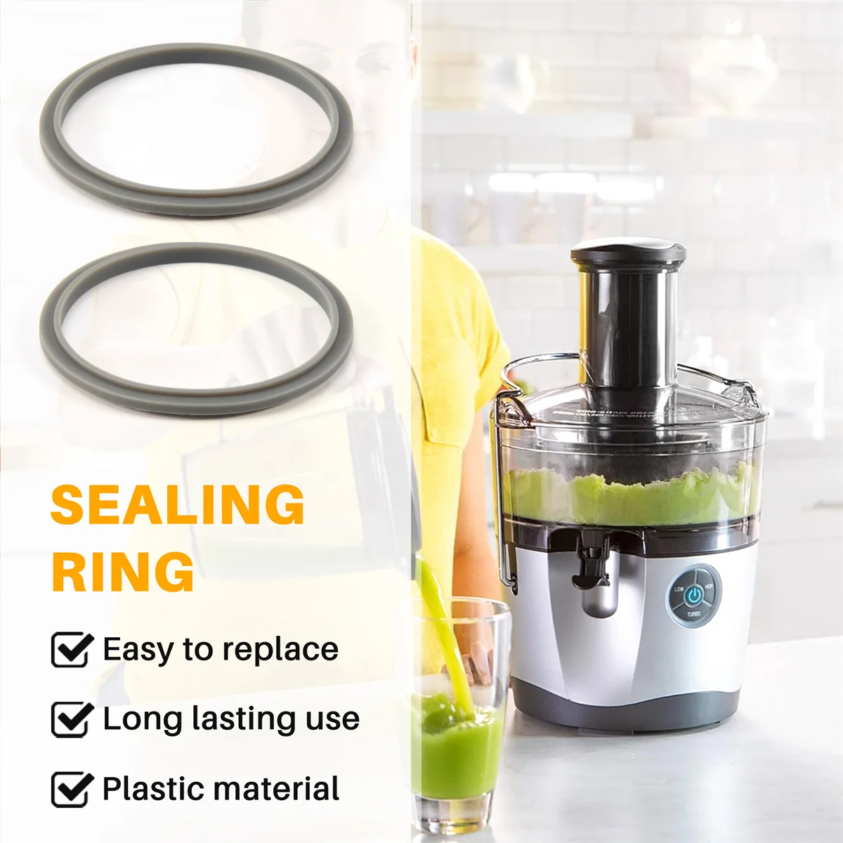 8 упаковок серого прокладок запасная часть для блендеров NutriBullet 600 Вт 900