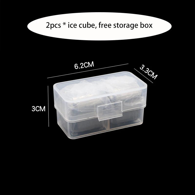 Кубики из нержавеющей стали многоразовые охлаждающие камни для виски футбольный