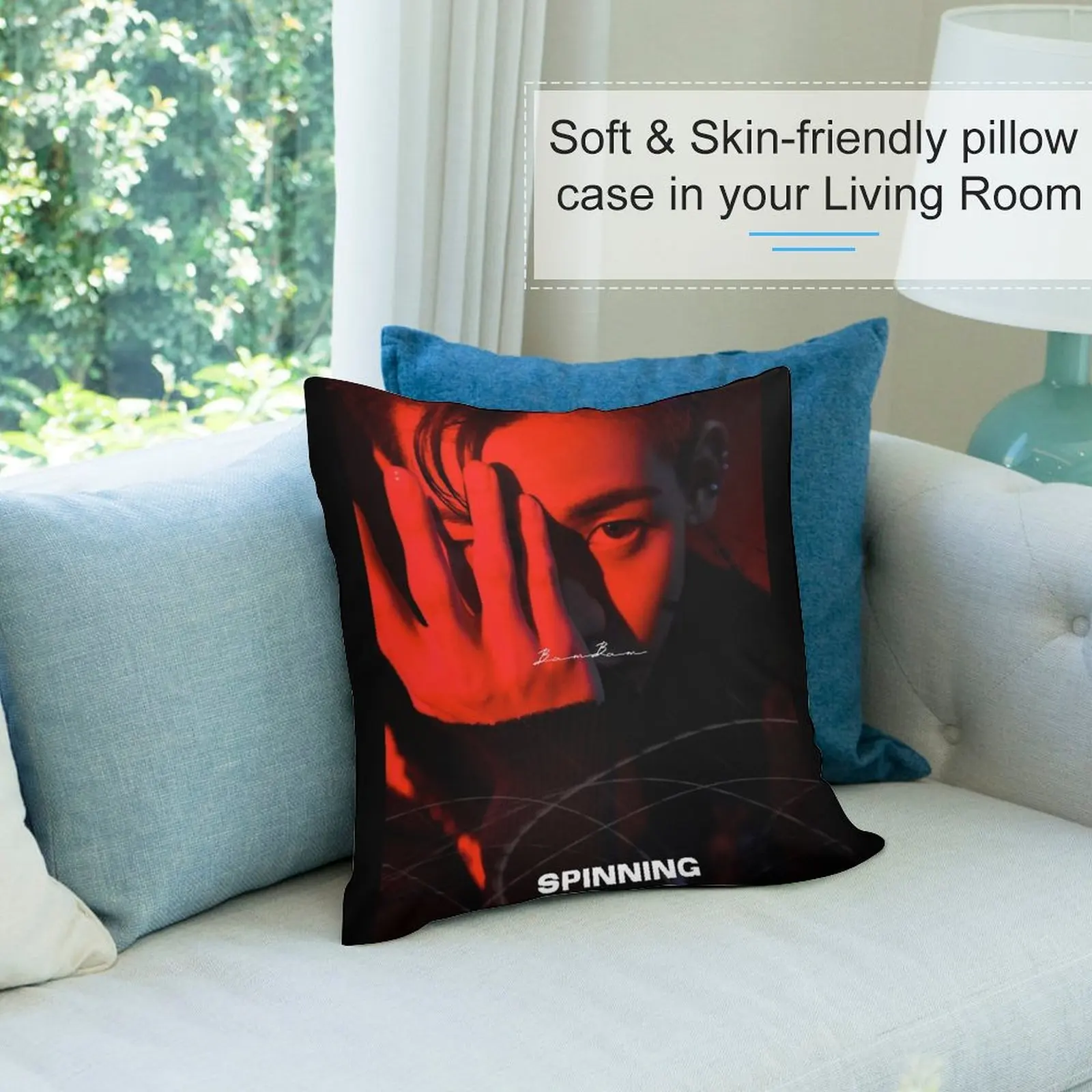 Got7 BamBam SPINNING TOP Декоративная подушка рождественские украшения 2025 чехлы для