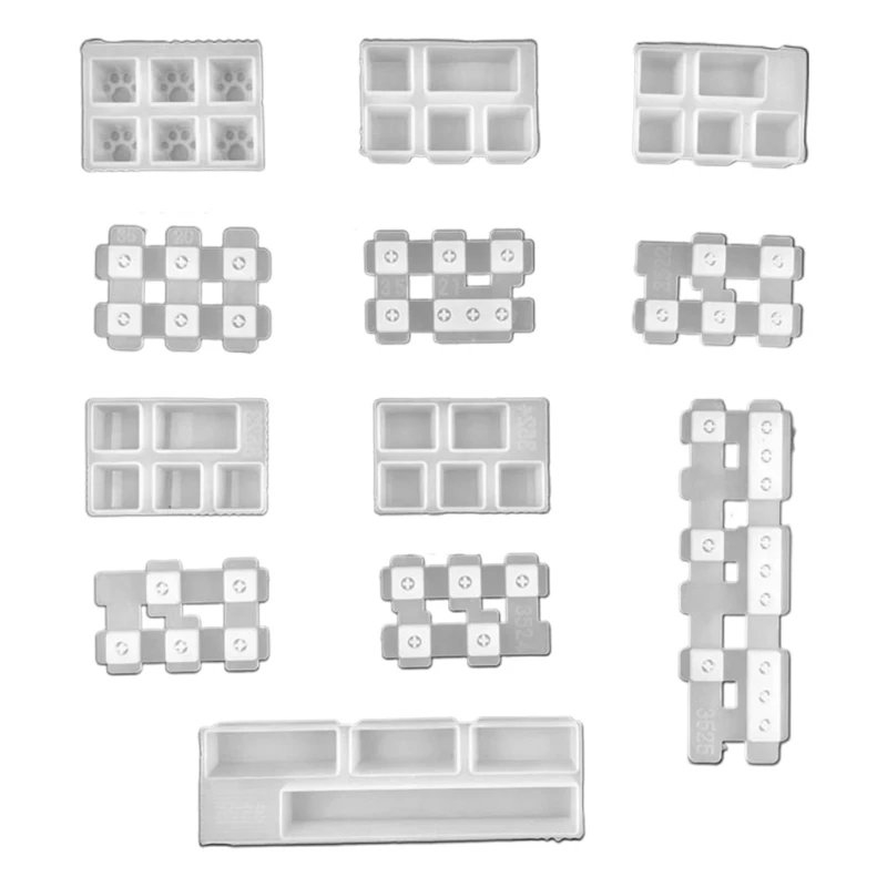 

Keycap Mold DIY Mechanical Keyboard Silicone Mold Epoxy Mold Resin Caps Molds Claw for DIY Art Craft Tools
