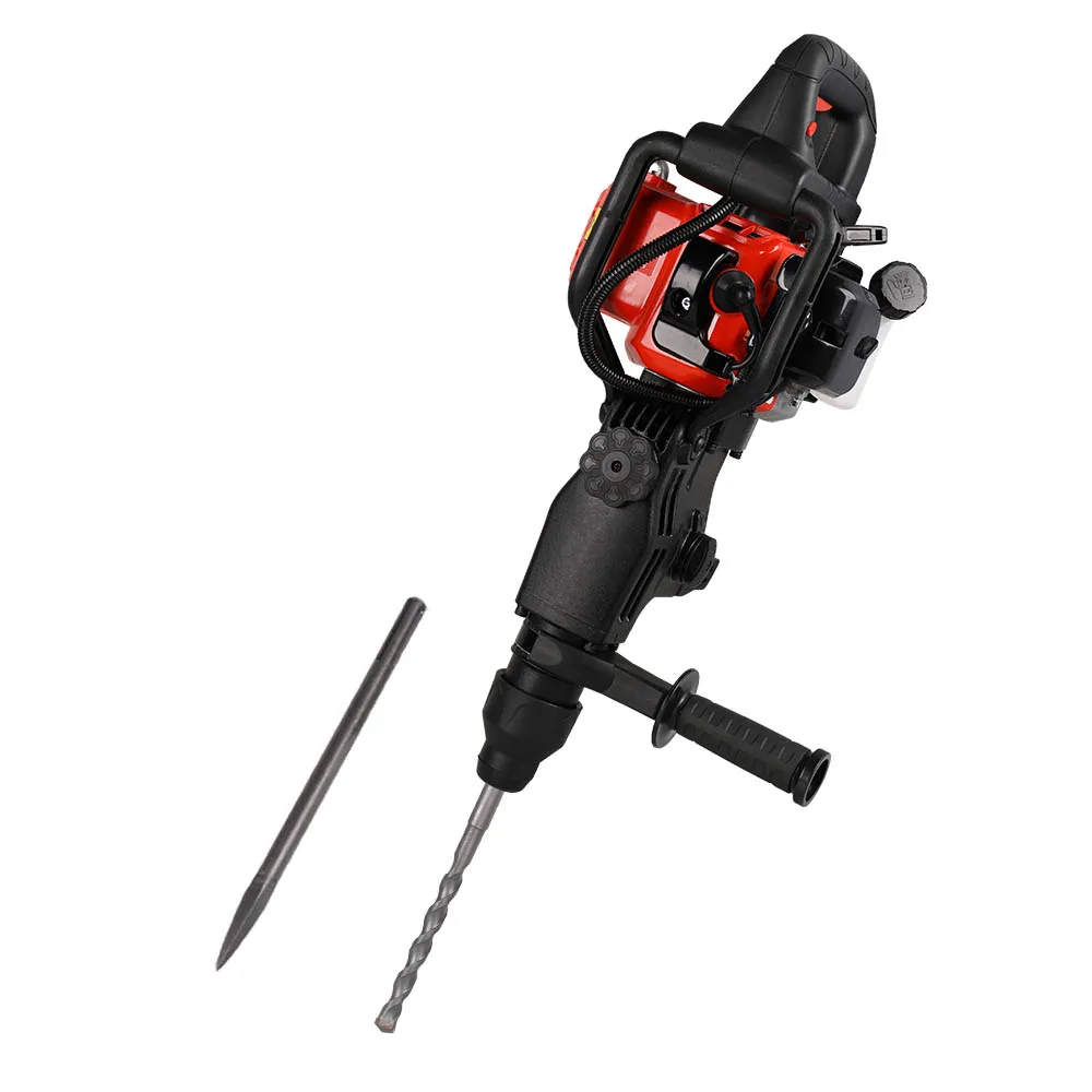 

DHD-58 max torque 1.45N.m gasoline demolition hammer rock drill with CE, 32.6cc 2 stroke