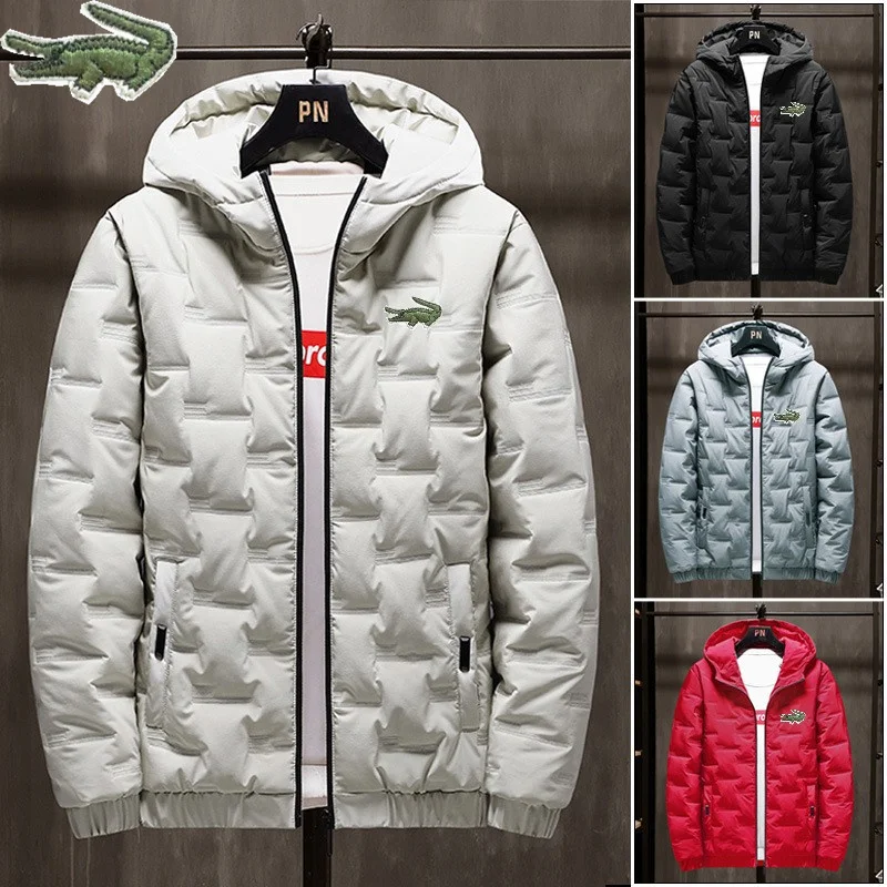 CARTELO Jacket Fashion Casual Hooded Thick Printed Cotton Jacket Cartelo Men's Brand Warm windproof Outdoor Baseball Cotton