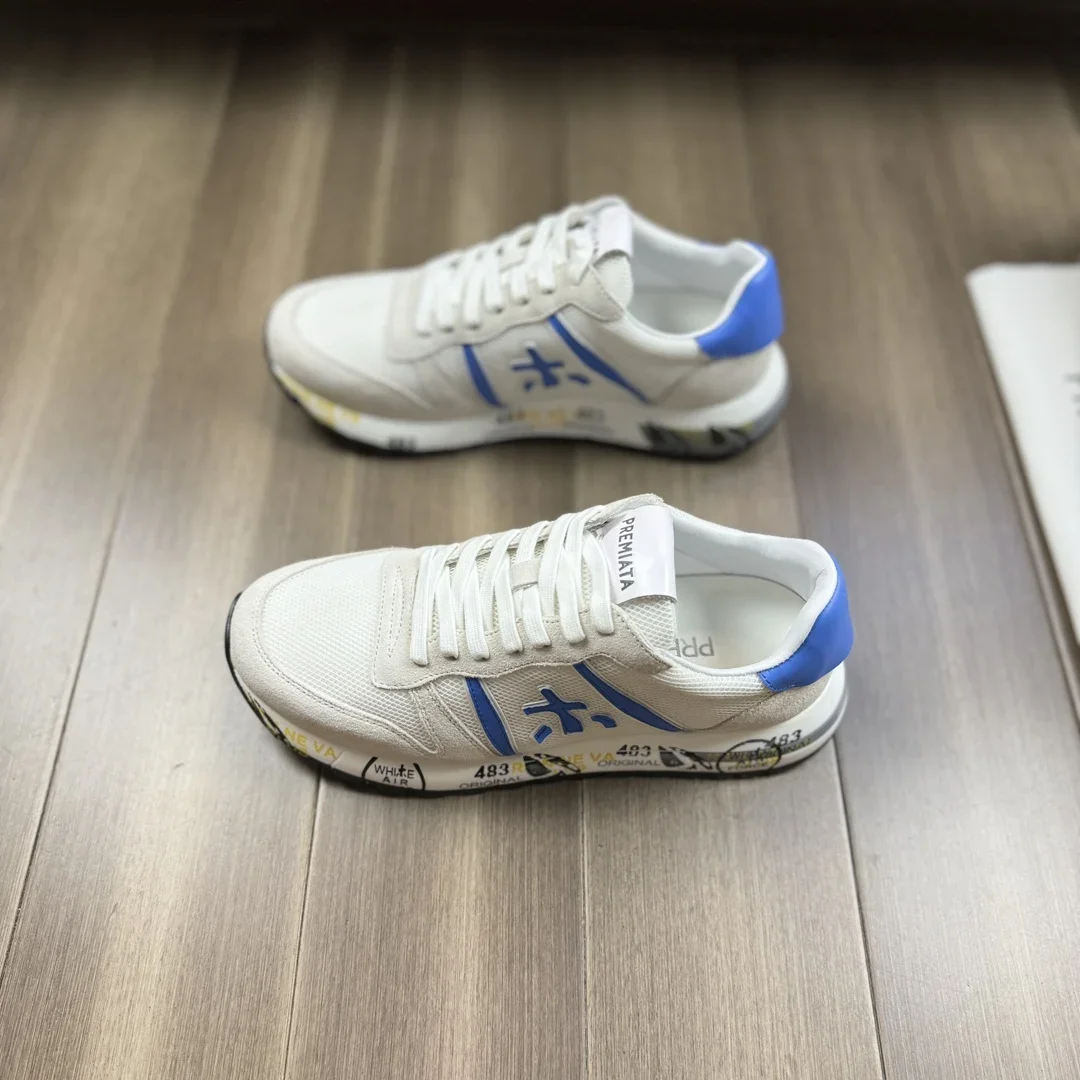 PREMIATA/мужские модные нишевые универсальные низкие кроссовки удобная сетчатая