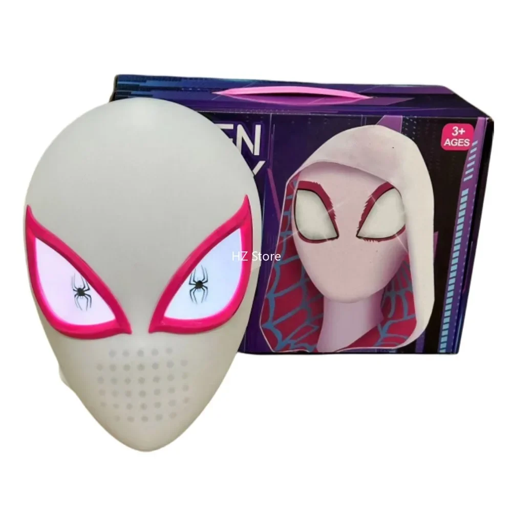 Светящаяся маска-паук Marvel Eye Touch Spider-Man Gwen шлем с движущимися глазами украшение для