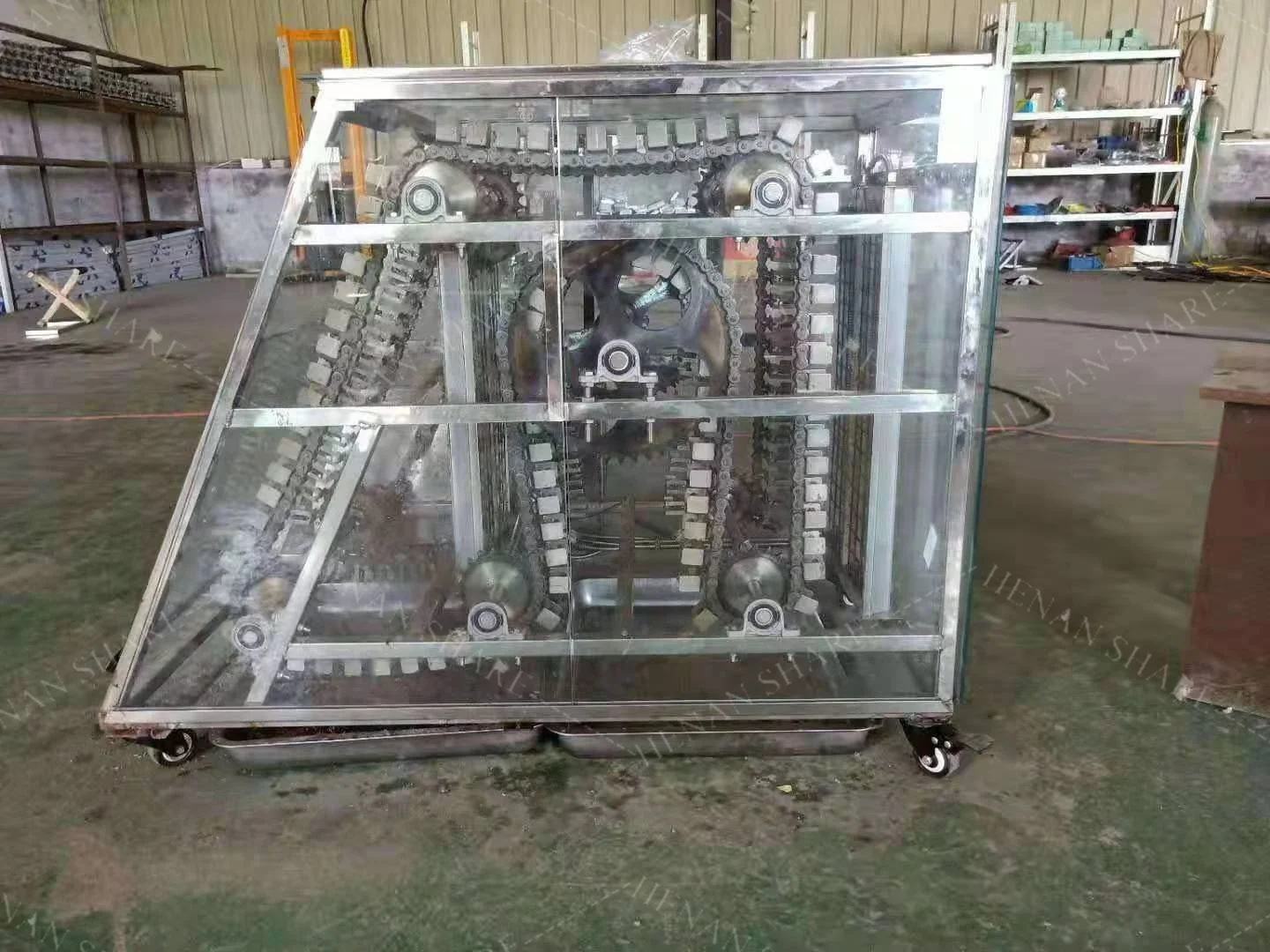 Автоматическая вращающаяся машина для барбекю Yakitori